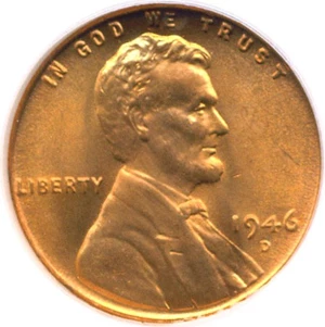 image for: 1946-D 1c NGC MS66 RD