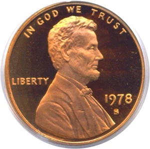 image for: 1978-S 1c PCGS Proof 69 RD DCameo