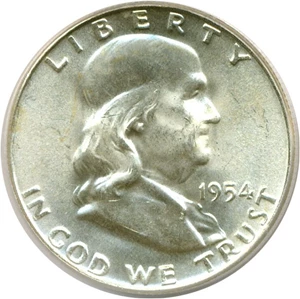 image for: 1954-D 50c PCGS MS65 FBL