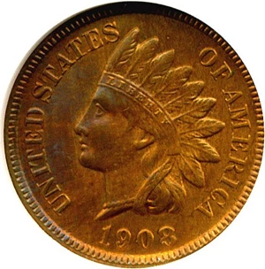 image for: 1908-S 1c AU Details ANACS Net XF40 (Whizzed)