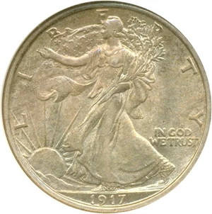 image for: 1917 50c ANACS MS61