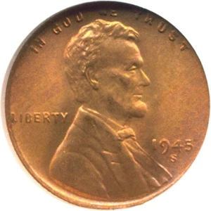 image for: 1945-D 1c NGC MS66 RD