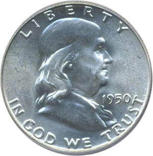 image for: 1950 50c PCGS MS65 FBL