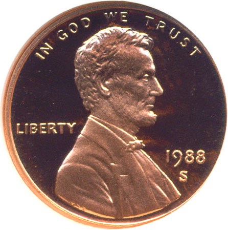 image for: 1988-S 1c  NGC Proof 69 RD UCameo