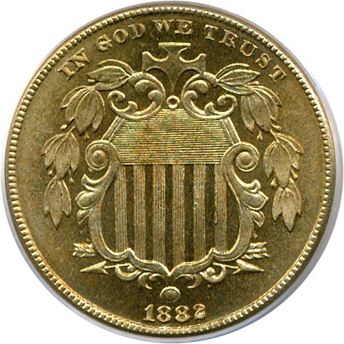 image for: 1882 5c  PCGS Proof 66