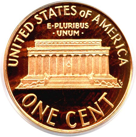 image for: 1987-S 1c  PCGS Proof 69 RD DCameo