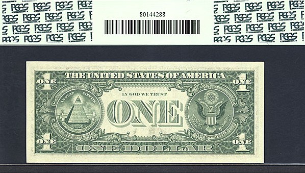 image for: Fr.1911A 1981 $1  PCGS Gem CU65 PPQ [A00364188] *Star* 