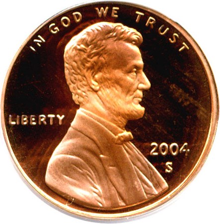 image for: 2004-S 1c  PCGS Proof 69 RD DCameo