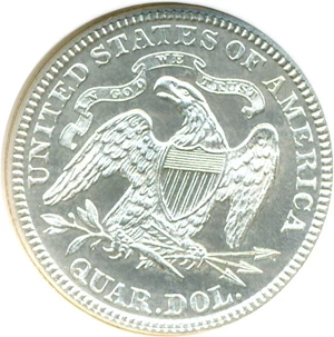 image for: 1883 25c NGC Proof 64 Cameo