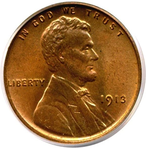 image for: 1913 1c PCGS MS65 RD