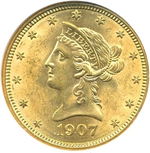 image for: 1907 $10 Liberty NGC MS63