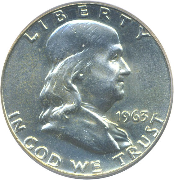 image for: 1963 50c  PCGS MS65 