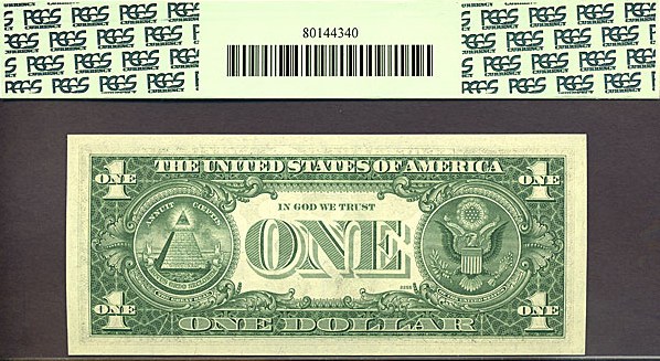 image for: Fr.1908E 1974 $1  PCGS Gem CU66 PPQ [E01137267] *Star*