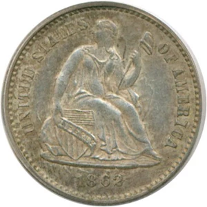 image for: 1862 H10c PCGS AU55