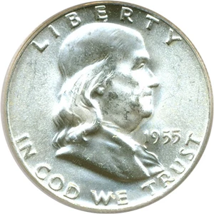 image for: 1955 50c PCGS MS65 FBL