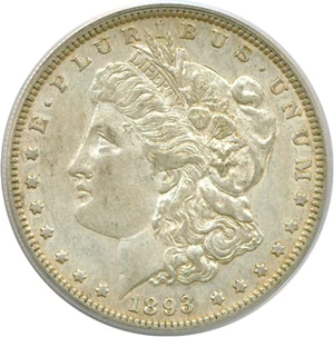 image for: 1893 $1 PCGS AU50