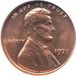 image for: 1971 1c NGC MS66 RD