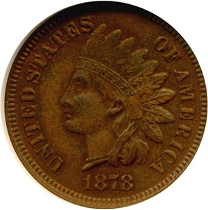 image for: 1878 1c NGC MS63 BN