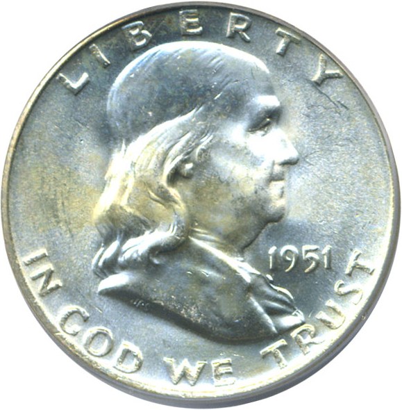 image for: 1951-D 50c  PCGS MS65 FBL