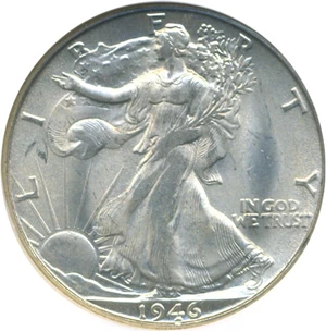 image for: 1946-S 50c NGC MS64