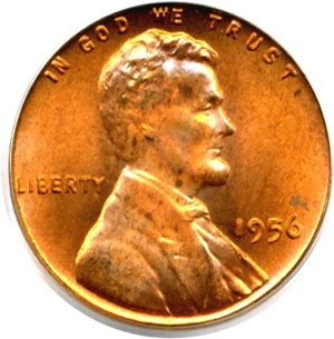 image for: 1956 1c PCGS MS66 RD