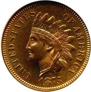image for: 1875 1c NGC Proof 64 RB