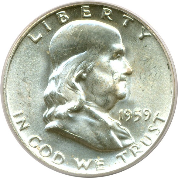 image for: 1959-D 50c  PCGS MS65 FBL