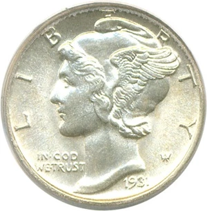 image for: 1931 10c PCGS MS64 FB