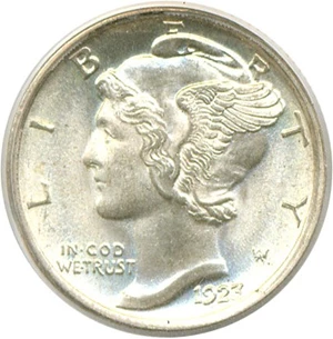 image for: 1923 10c PCGS MS64 FB