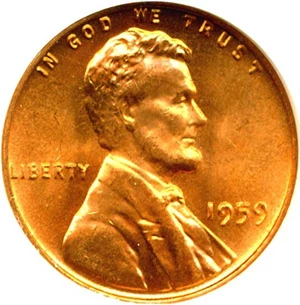 image for: 1959 1c NGC MS66 RD