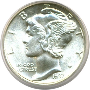 image for: 1937 10c PCGS MS67 FB