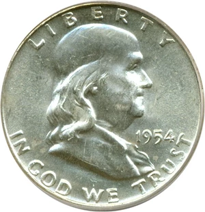image for: 1954-D 50c PCGS MS65 FBL