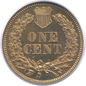 image for: 1864 1c CN PCGS/CAC Proof 63