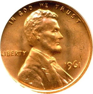 image for: 1961 1c NGC MS66 RD
