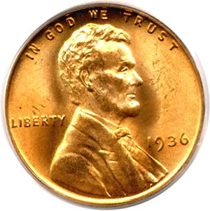 image for: 1936 1c PCGS MS66 RD