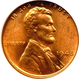 image for: 1948-D 1c NGC MS66 RD