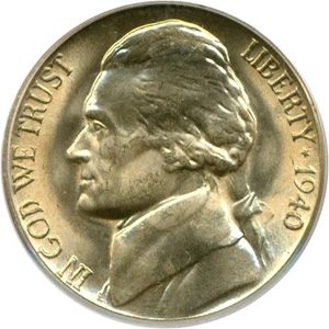 image for: 1940-D 5c PCGS MS66 FS