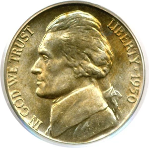 image for: 1950-D 5c PCGS MS64 FS