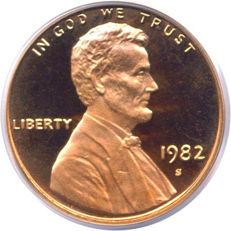 image for: 1982-S 1c  PCGS Proof 69 RD DCameo