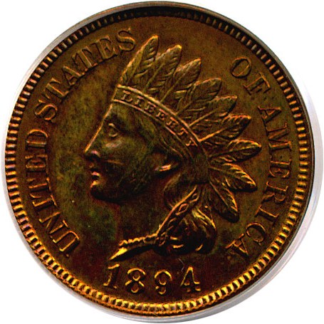 image for: 1894 1c  PCGS Proof 64 RB