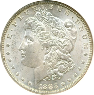 image for: 1883 $1 NGC MS64