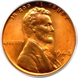 image for: 1948-D 1c PCGS MS66 RD