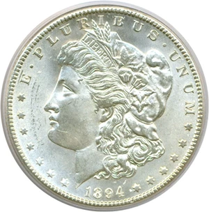 image for: 1894-S $1 PCGS MS64