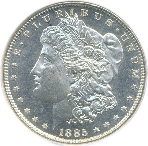 image for: 1885 $1  NGC MS63 PL