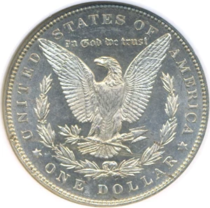 image for: 1890 $1 NGC MS61 PL