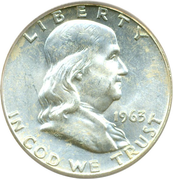 image for: 1963 50c  PCGS MS63 
