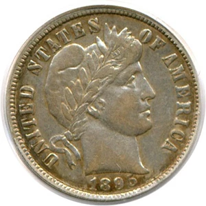 image for: 1895-O 10c PCGS/CAC XF45