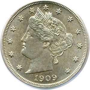 image for: 1909 5c PCGS/CAC Proof 65
