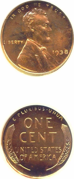 image for: 1938 1c NGC Proof 66 RB