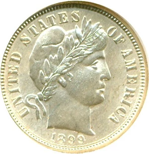 image for: 1899-O 10c NGC MS64
